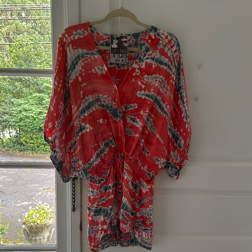 Tie Dye Young Fabulous and Broke Romper